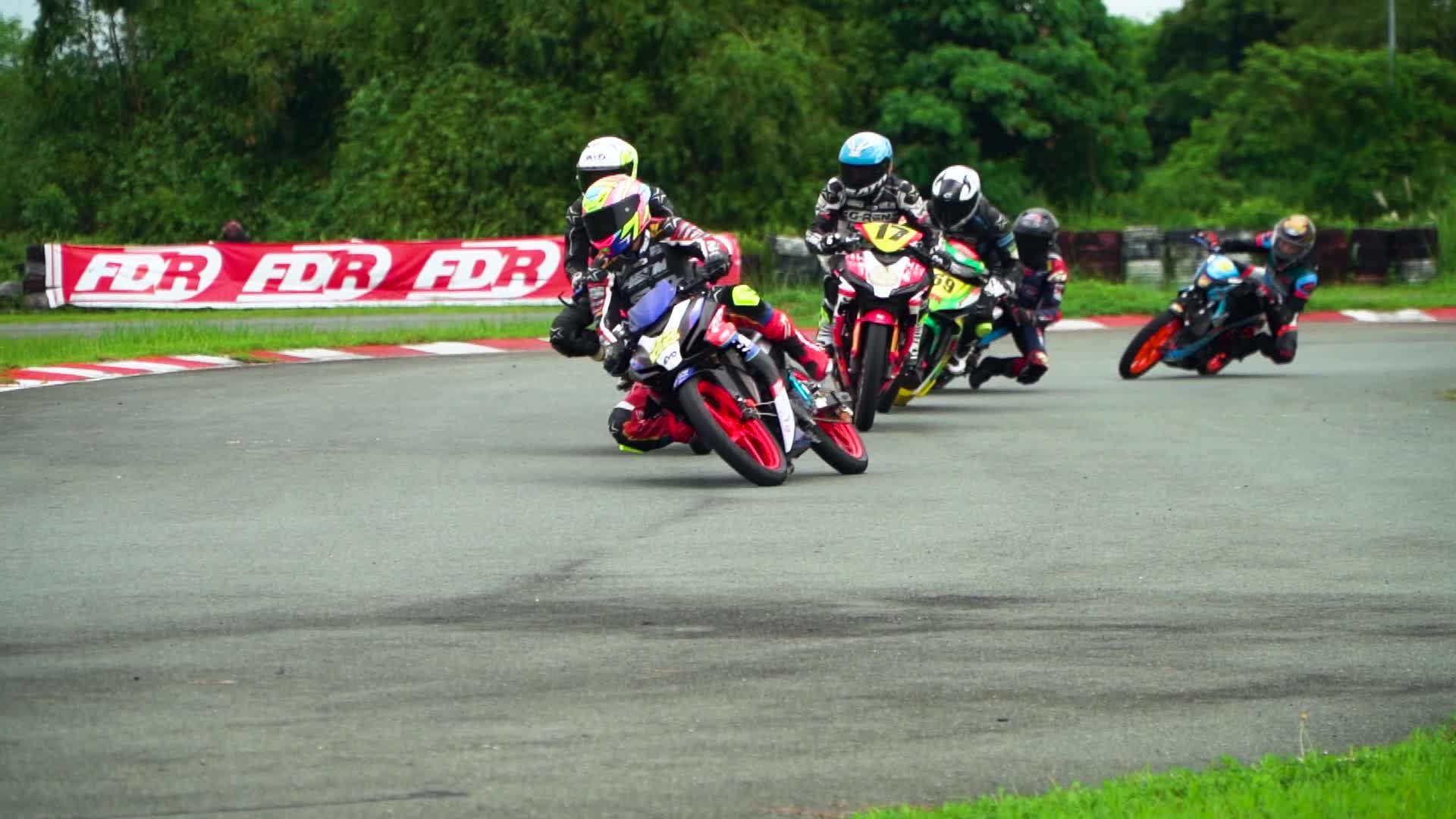 Exciting Motorcycle Race on Outdoor Track Free Stock Video Footage ...