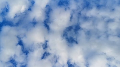 Pluizig Katoen Zoals Cumulus Wolken Vorming In De Lucht