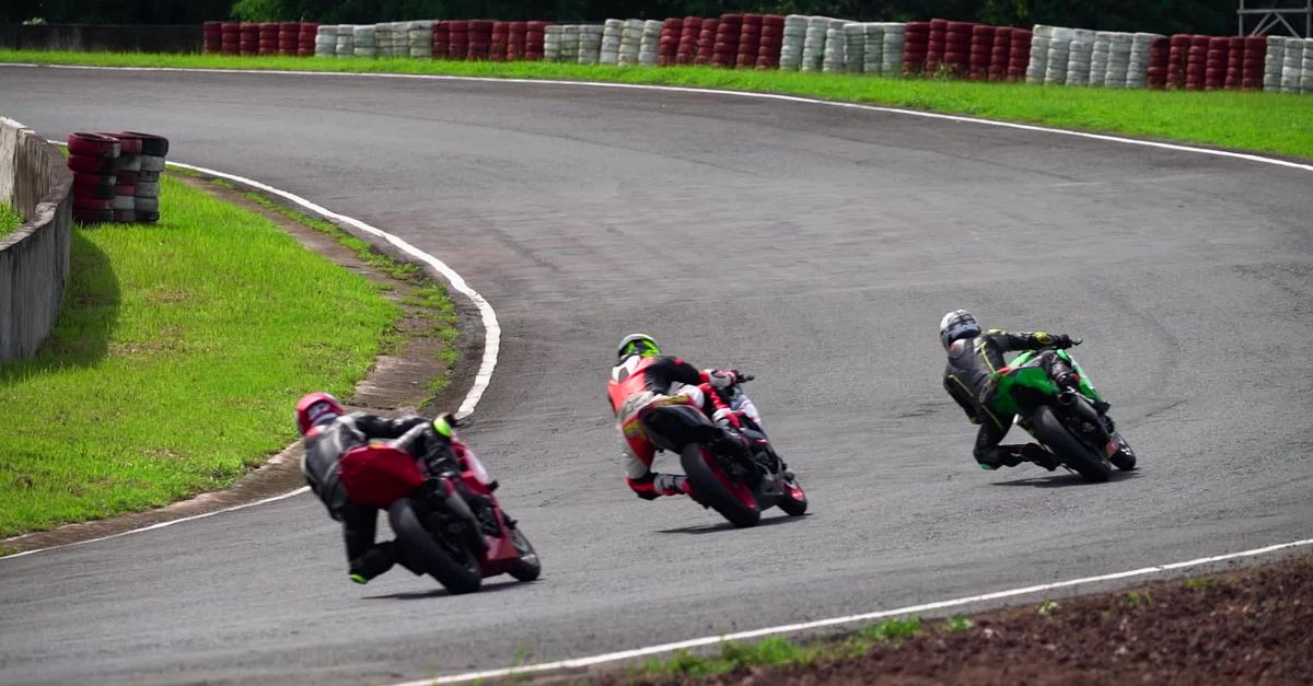 Multiple Rider Motorcycle Exciting Track Motorcycle Race with Multiple Riders Free Stock Video ...
