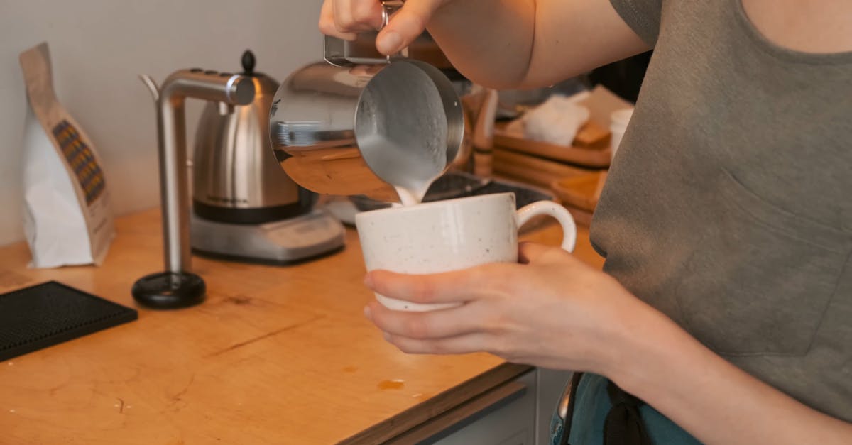 A Barista Prepares Coffee And Food In A Tray To Be Serve To A Customer ...