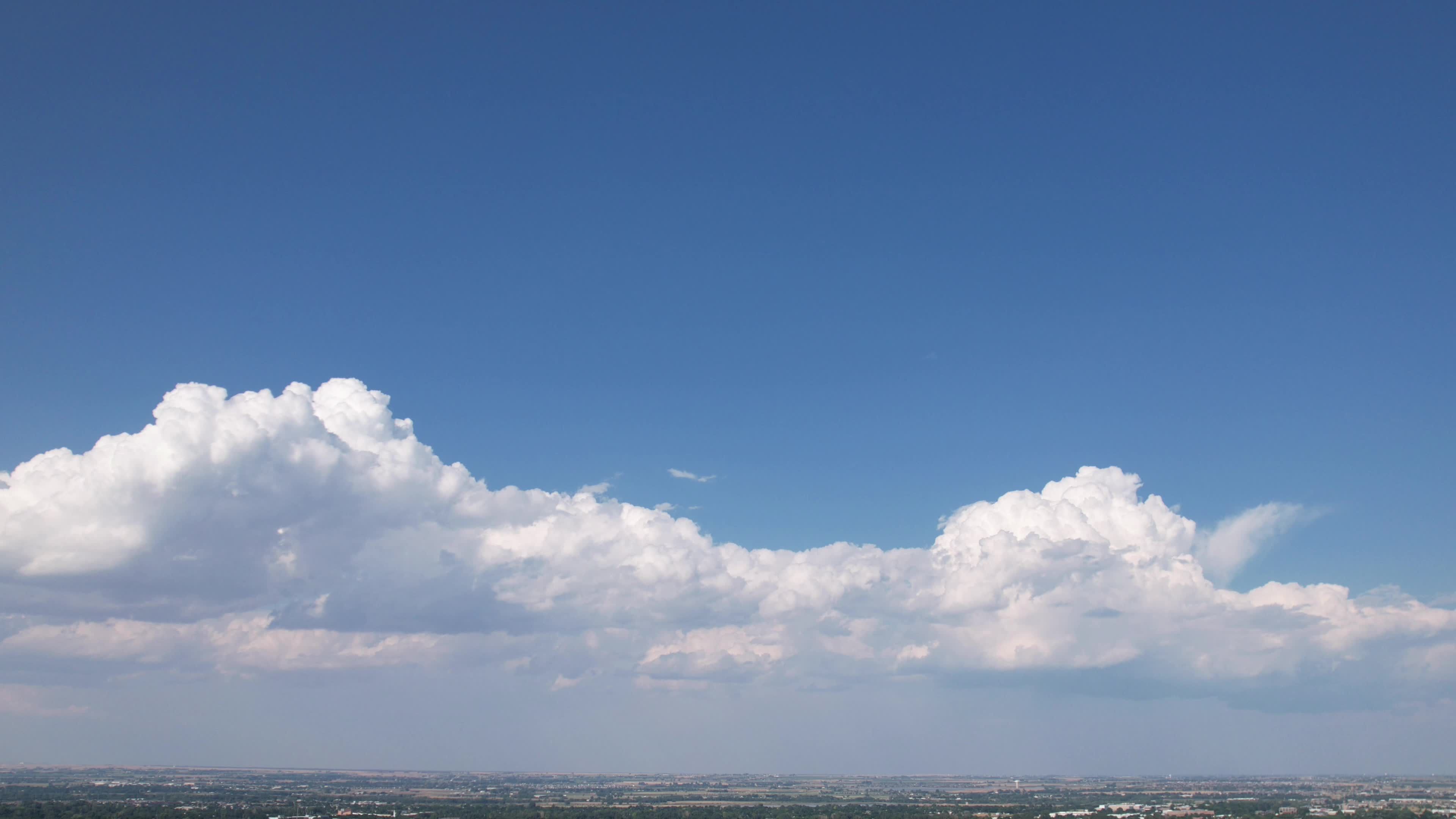 Stunning Aerial View of Cumulus Clouds Free Stock Video Footage ...