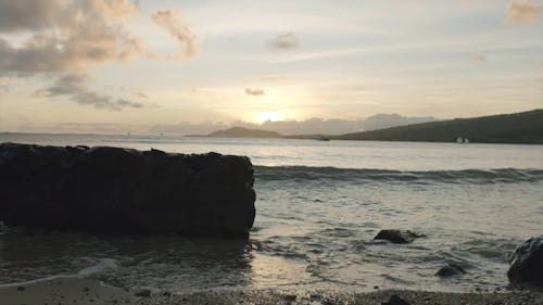 Crashing Waves On The Seashore