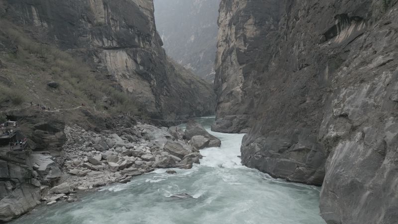 Drone Footage of a River and Mountains Free Stock Video Footage ...