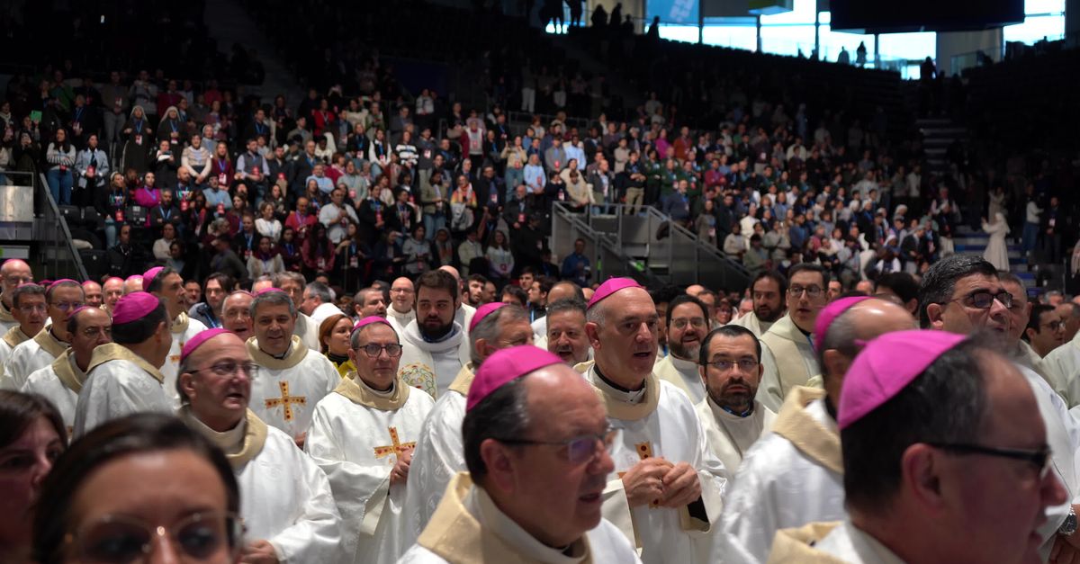 Catholic Community Catholic Congregation Gathered for Mass Event Free Stock Video Footage ...