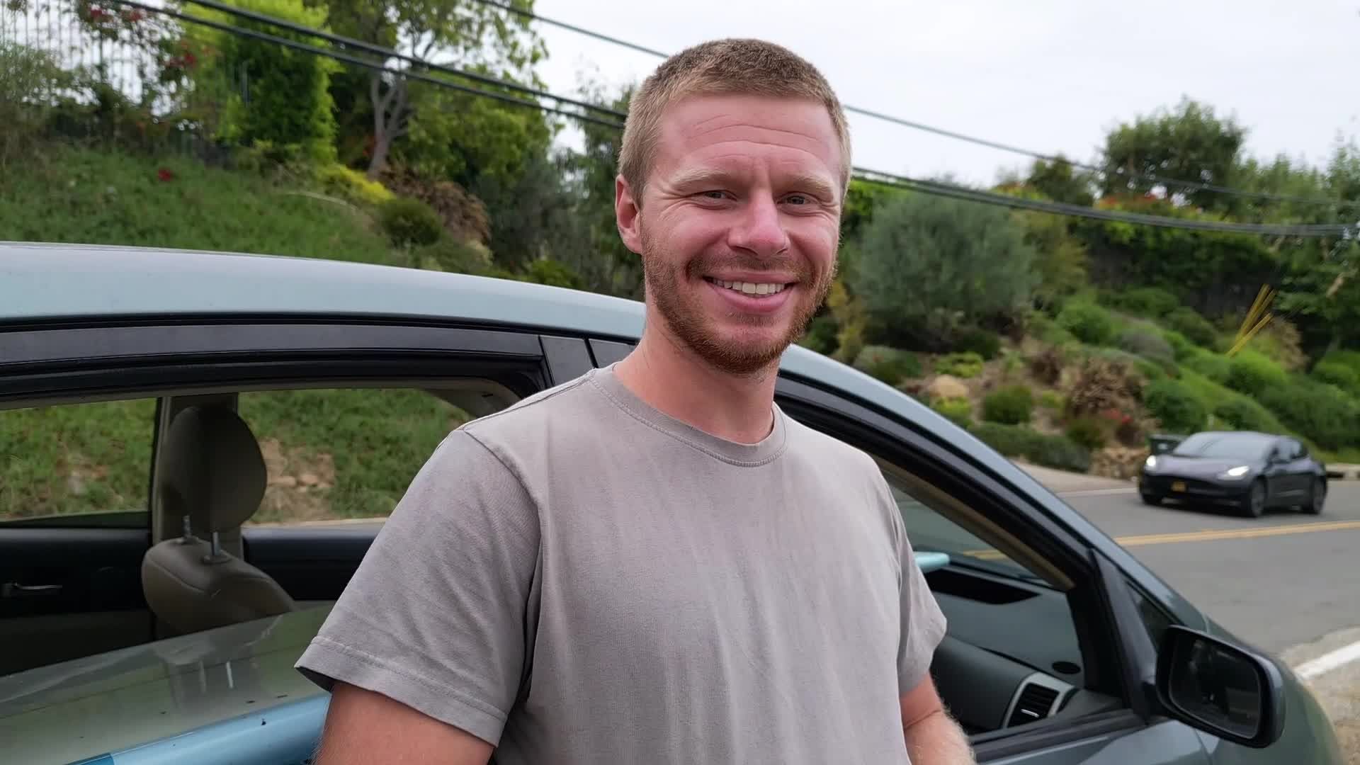 Smiling Man with Drone and Prius in Malibu Free Stock Video Footage ...