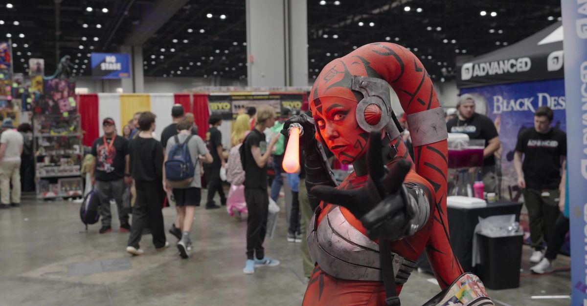 Comicon Cosplaying Immersive Cosplay at Orlando Comic Convention Free Stock Video Footage ...