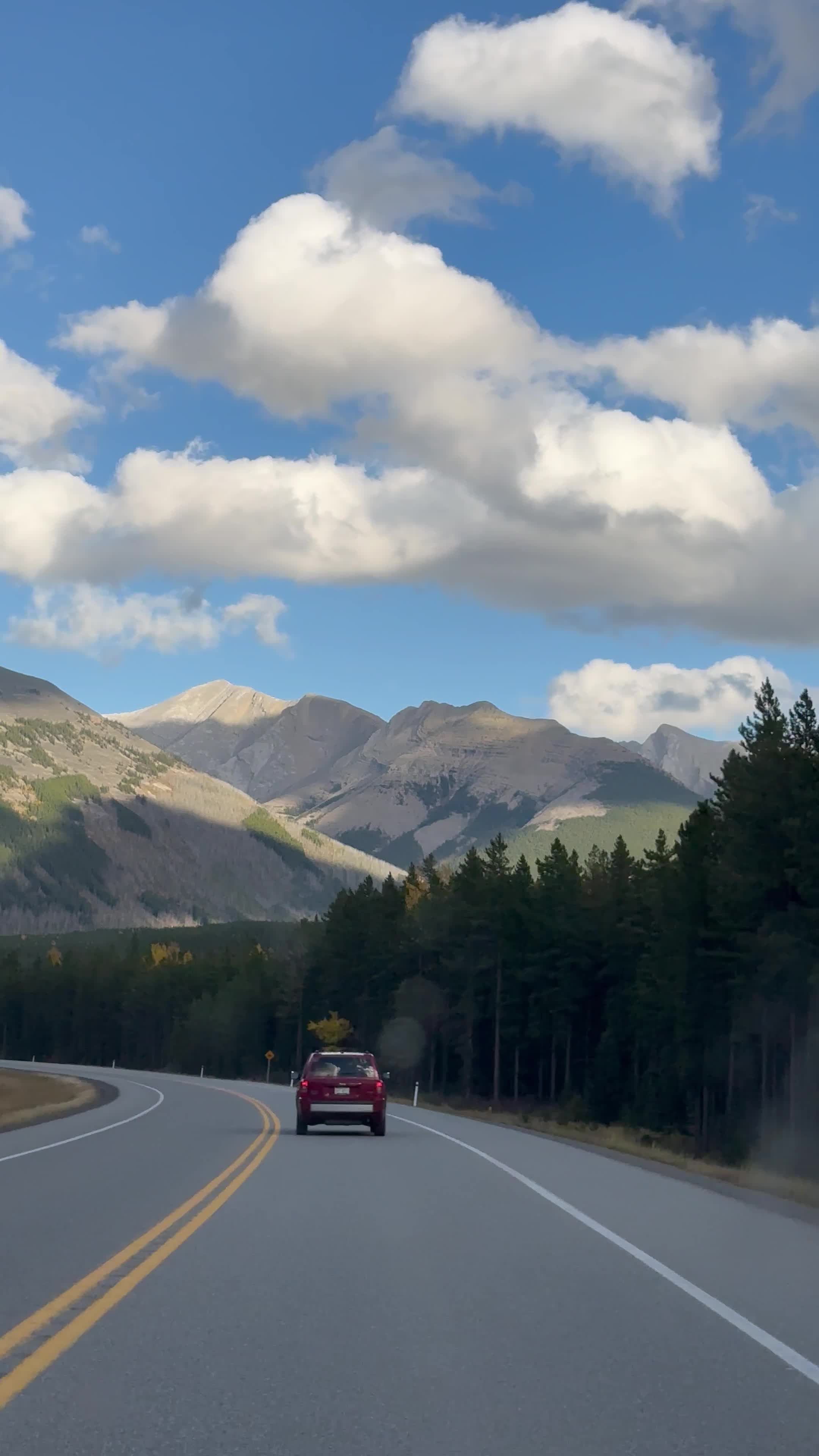 Scenic Drive Through Majestic Mountains Free Stock Video Footage ...
