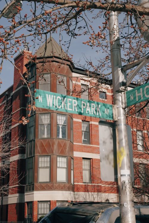 Wicker Place Sign Wicker Park Street Signs in Chicago Free Stock Video Footage, Royalty ...
