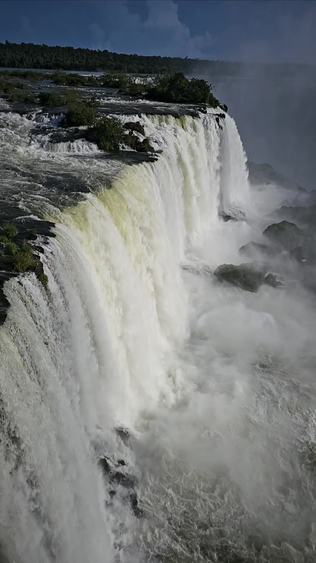 Majestic Waterfall Cascading in Nature Free Stock Video Footage ...