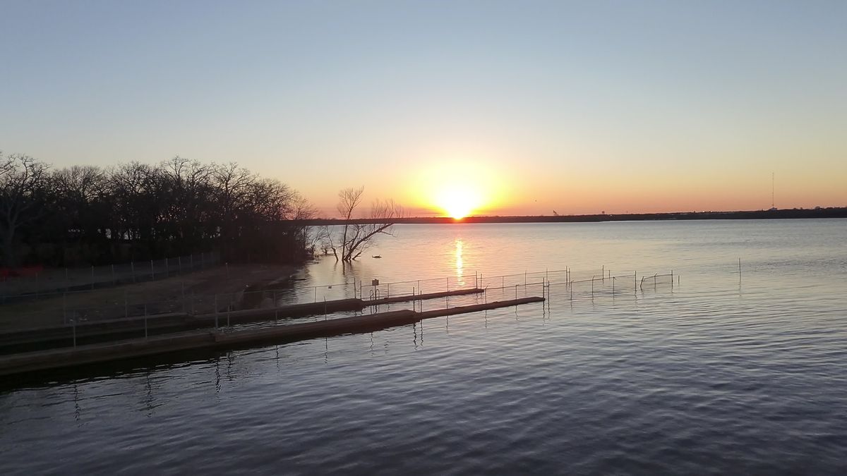 Majestic Sunset over Tranquil Lakeside View Free Stock Video Footage ...