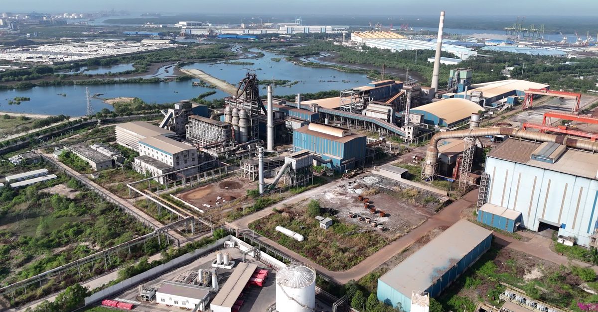 Aerial View of Industrial Factory Complex Free Stock Video Footage ...