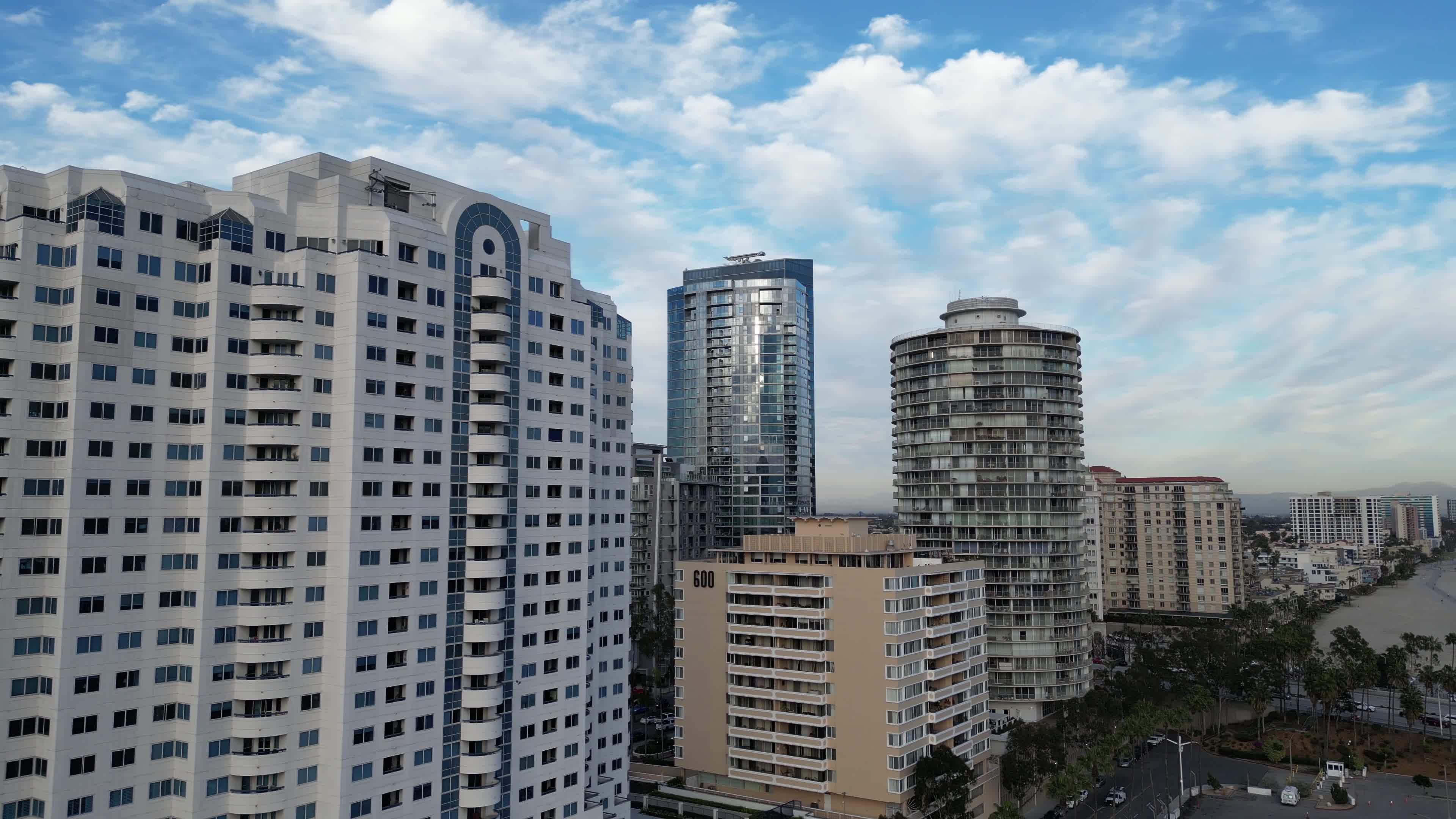 Aerial View of City Buildings and Skyline Free Stock Video Footage ...