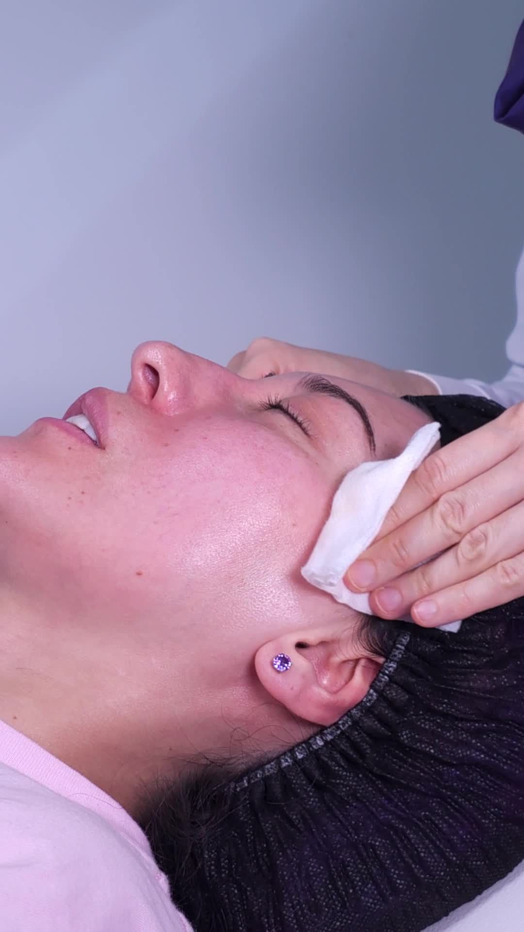 Relaxing Facial Skin Care Treatment Session Free Stock Video Footage ...