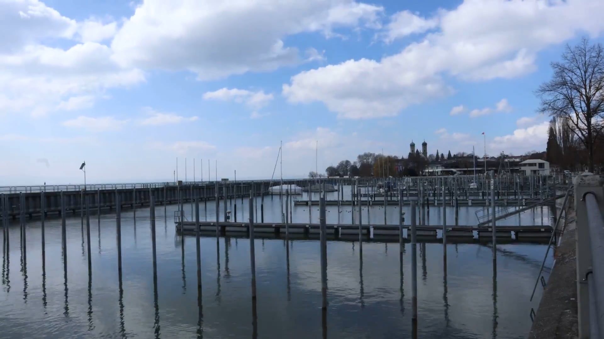Time Lapse Footage Of Clouds Over A Marina At Daytime Free Stock Video ...