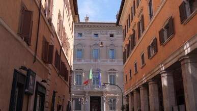 charming italian architecture in rome