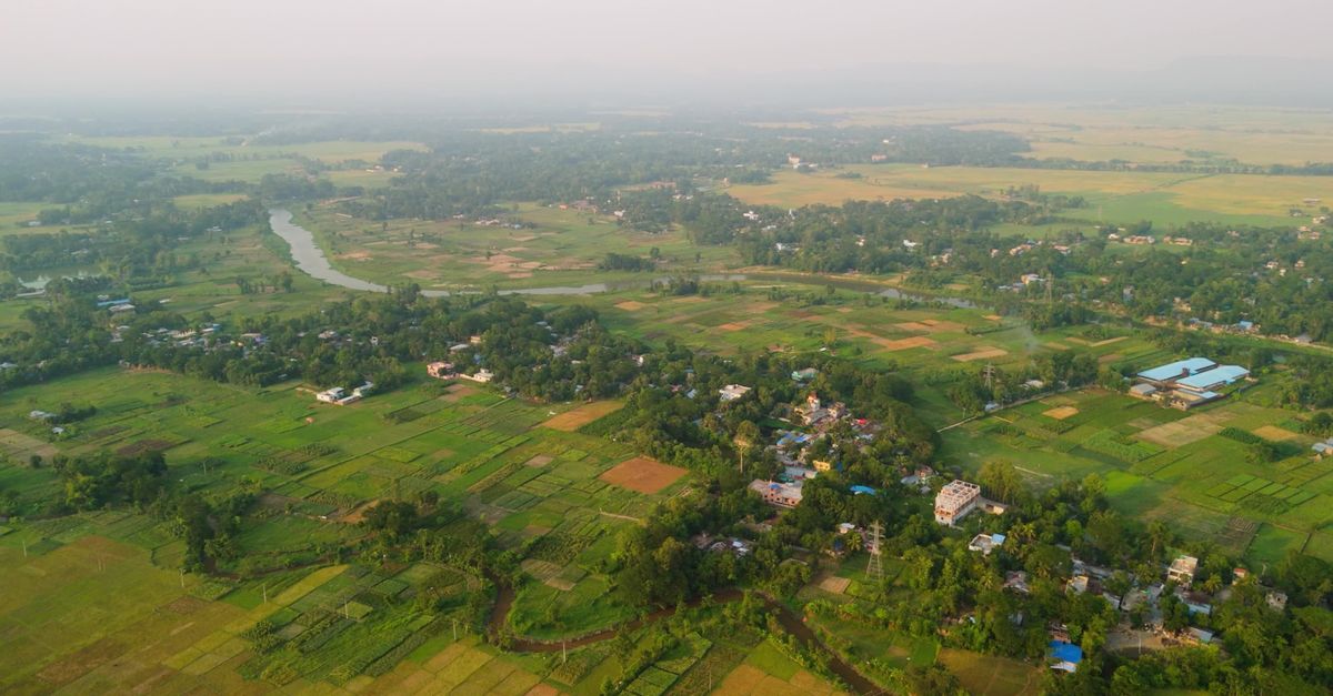 Scenic Aerial View of Rangunia, Bangladesh Free Stock Video Footage ...