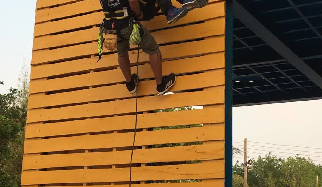 Vertical Line Rescue Vertical Rescue Training Climb Outdoors Free Stock Video Footage ...