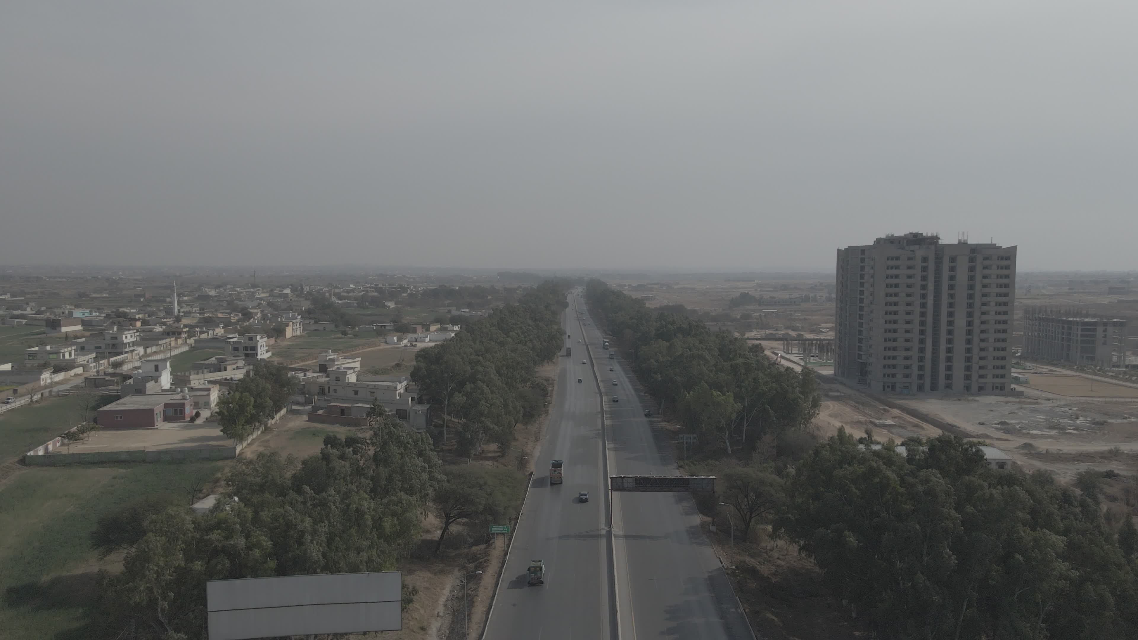 Pemandangan Jalan Raya Di Islamabad Dari Udara · Video Stok Gratis