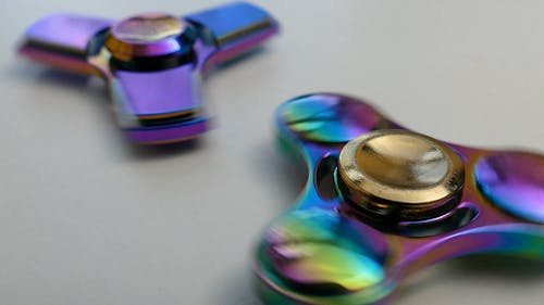 Fidget Spinner Toys En Movimiento