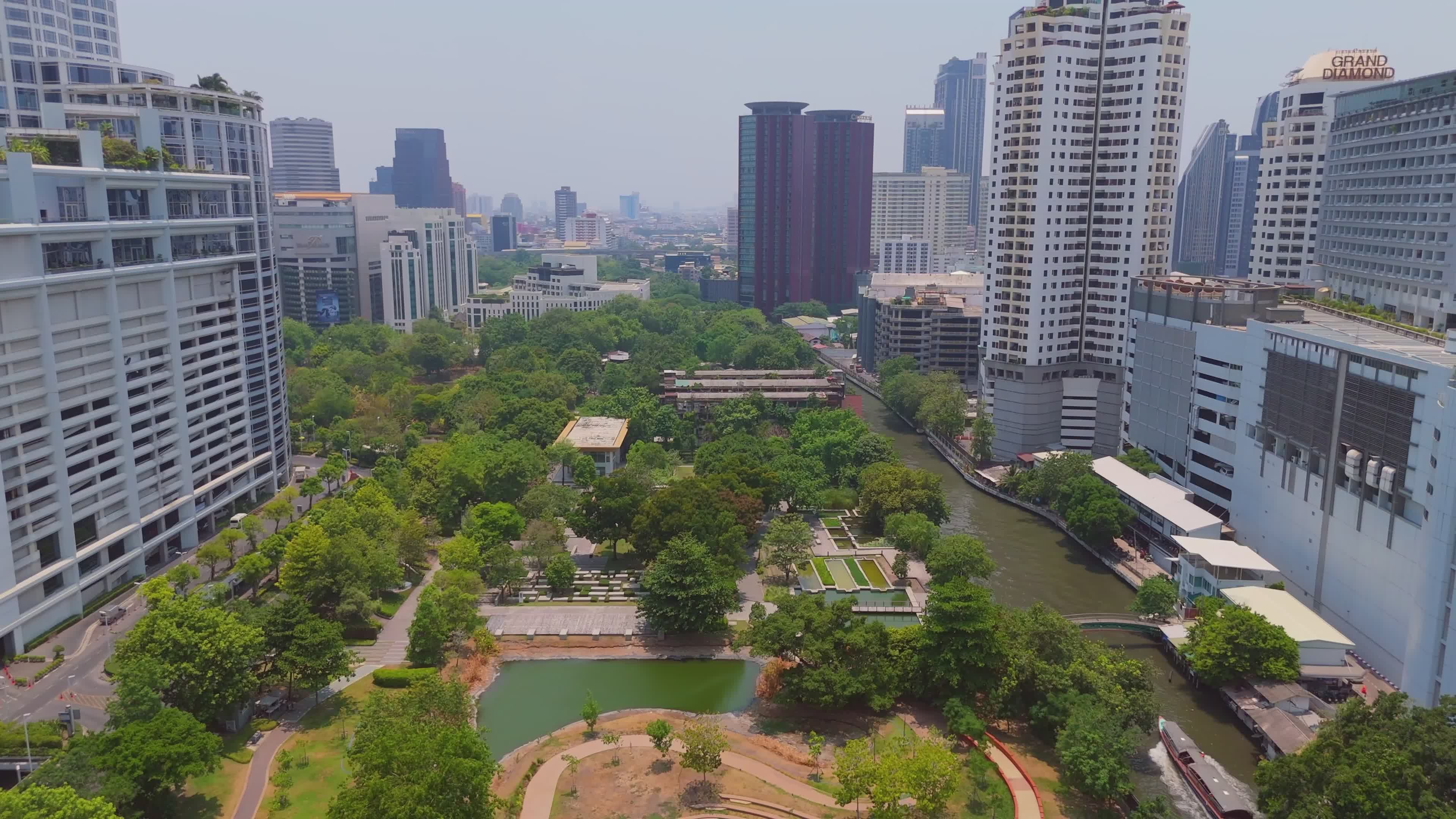 Stunning Aerial View of Bangkok's Cityscape Free Stock Video Footage ...