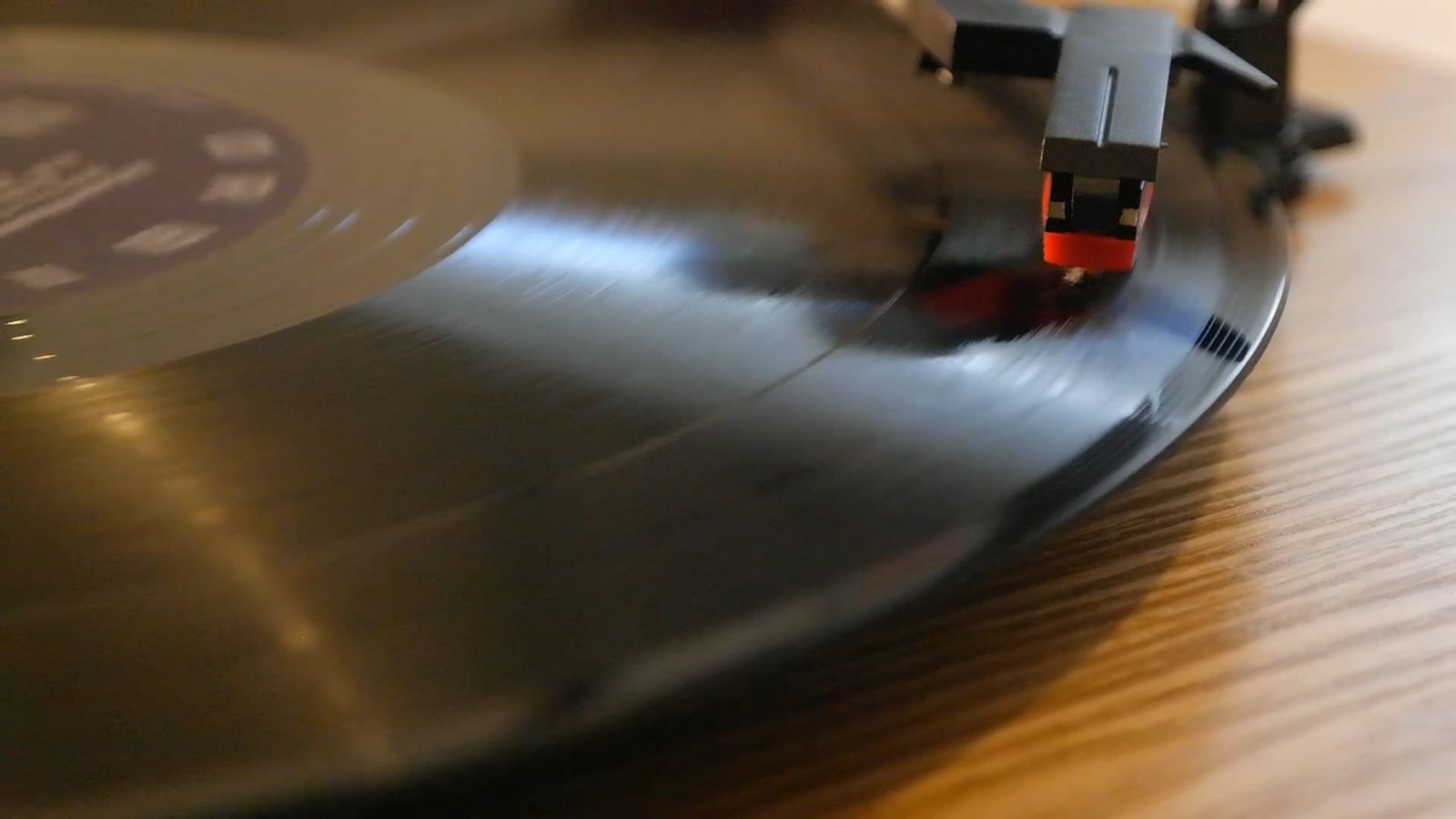 Close-Up Video Of Vinyl Records Playing On A Turntable Free Stock Video ...