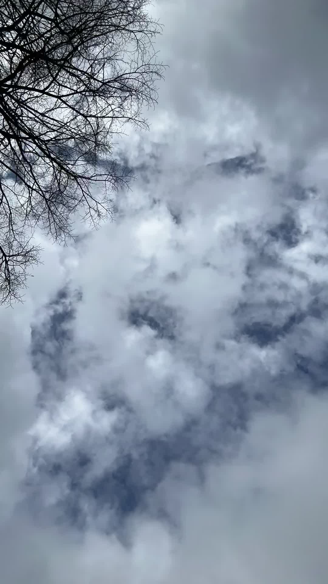 Dynamic Cloud Movement in Blue Sky Timelapse Free Stock Video Footage ...
