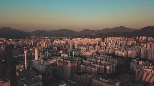 Buildings On The Business District Of A City