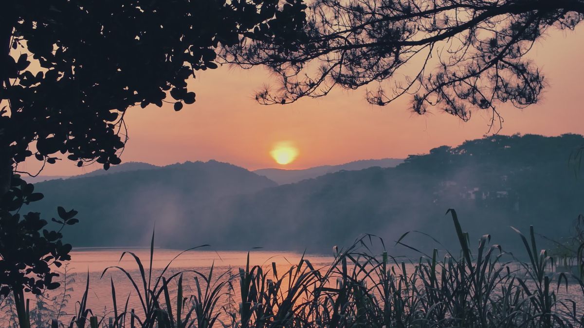 Serene Sunset by the Lakeside Free Stock Video Footage, Royalty-Free 4K ...