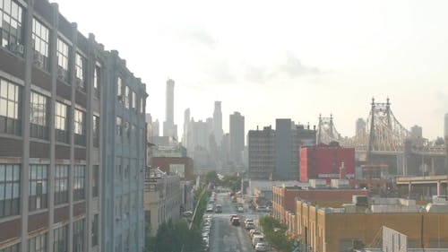 Aerial View Of A Cityscape