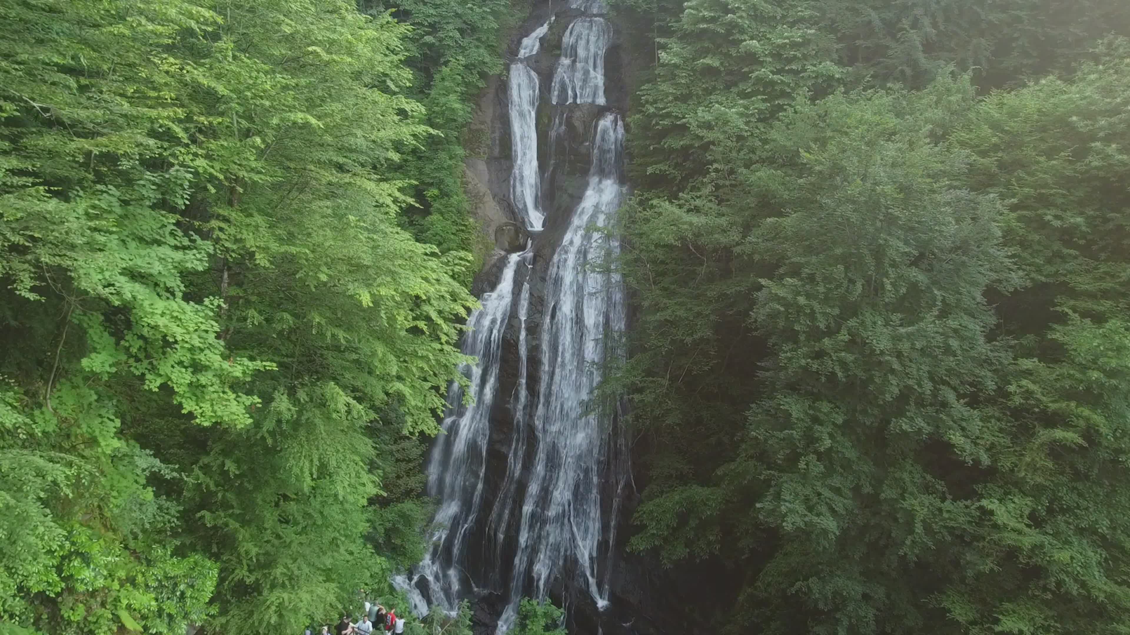 Stunning 4K Drone Footage of Cascading Waterfall Free Stock Video ...