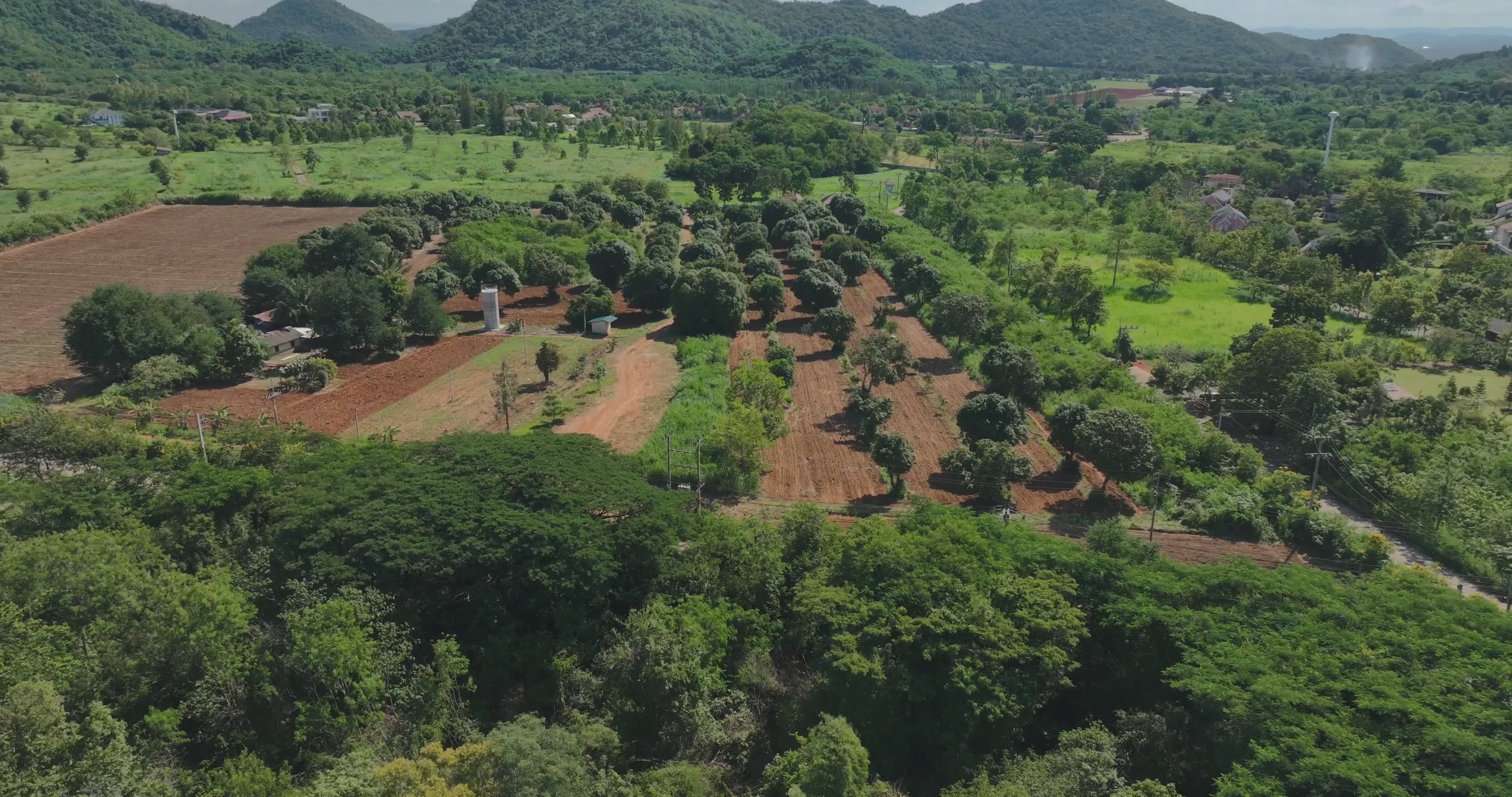 Stunning Aerial View of Lush Green Landscape Free Stock Video Footage ...