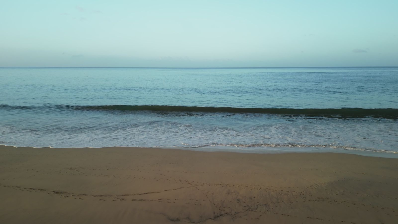 Stunning 4K Aerial View of Serene Beach Waves Free Stock Video Footage ...