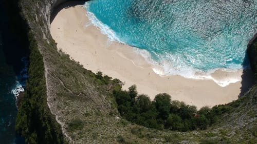 Images De Drone De L'océan Bleu