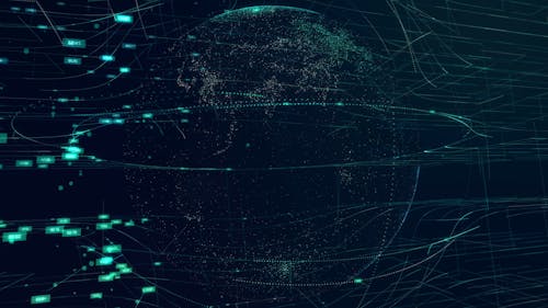 Digital Projection Of A Planet Geometrical Symmetry With Relation To Outer Space