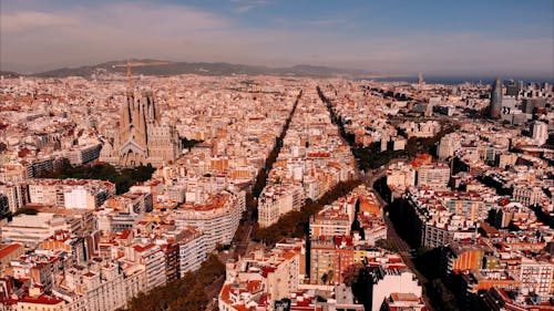 Aerial Shot Of City