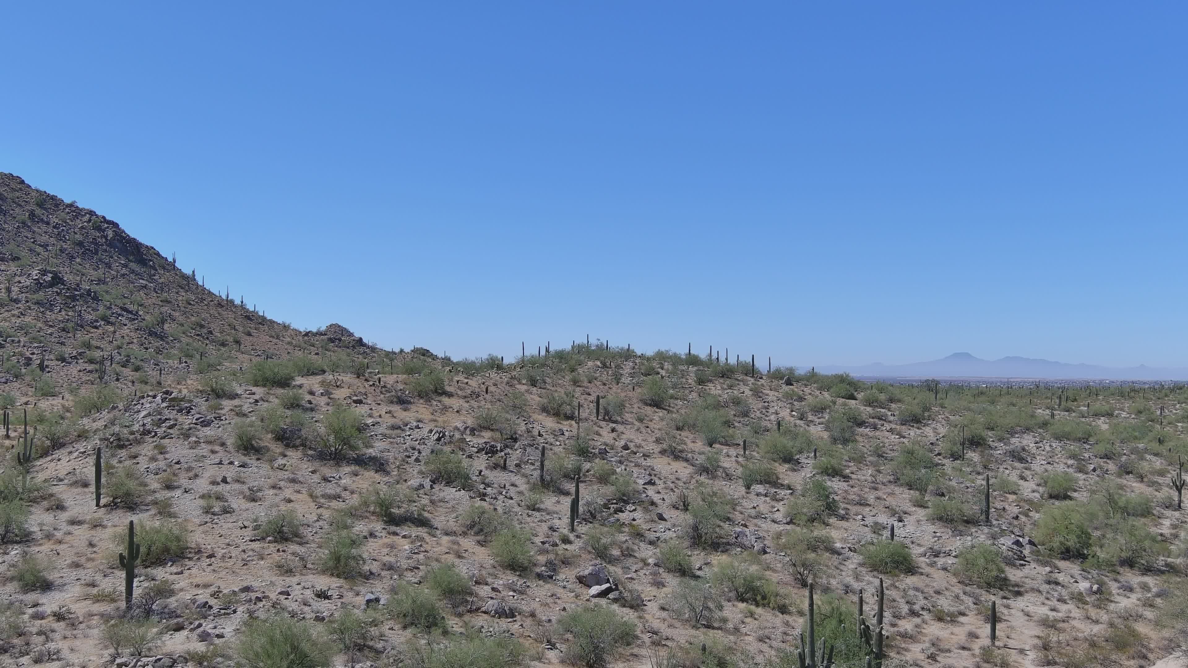 Aerial View of Arizona Desert Landscape Free Stock Video Footage ...
