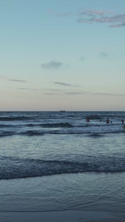Aleksandr Fedorov's ocean waves sunset video