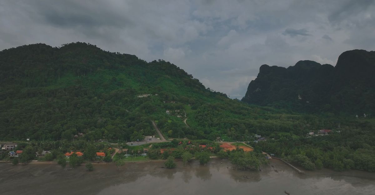 Landscape View Video Aerial View of Lush Mountain Landscape Free Stock Video Footage ...