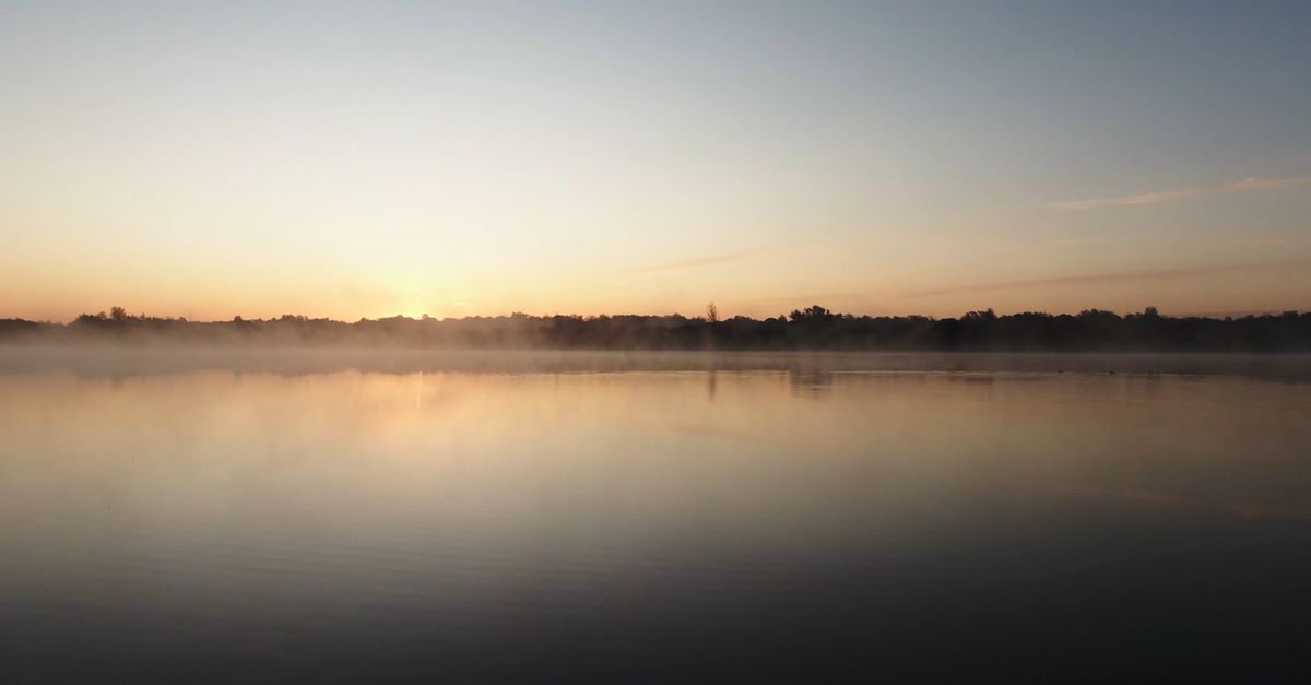 Landscape View Video Aerial Footage Of Lake View Taken At Sunrise Free Stock Video Footage ...