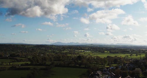 Aerial Footage Of A Residential Community 