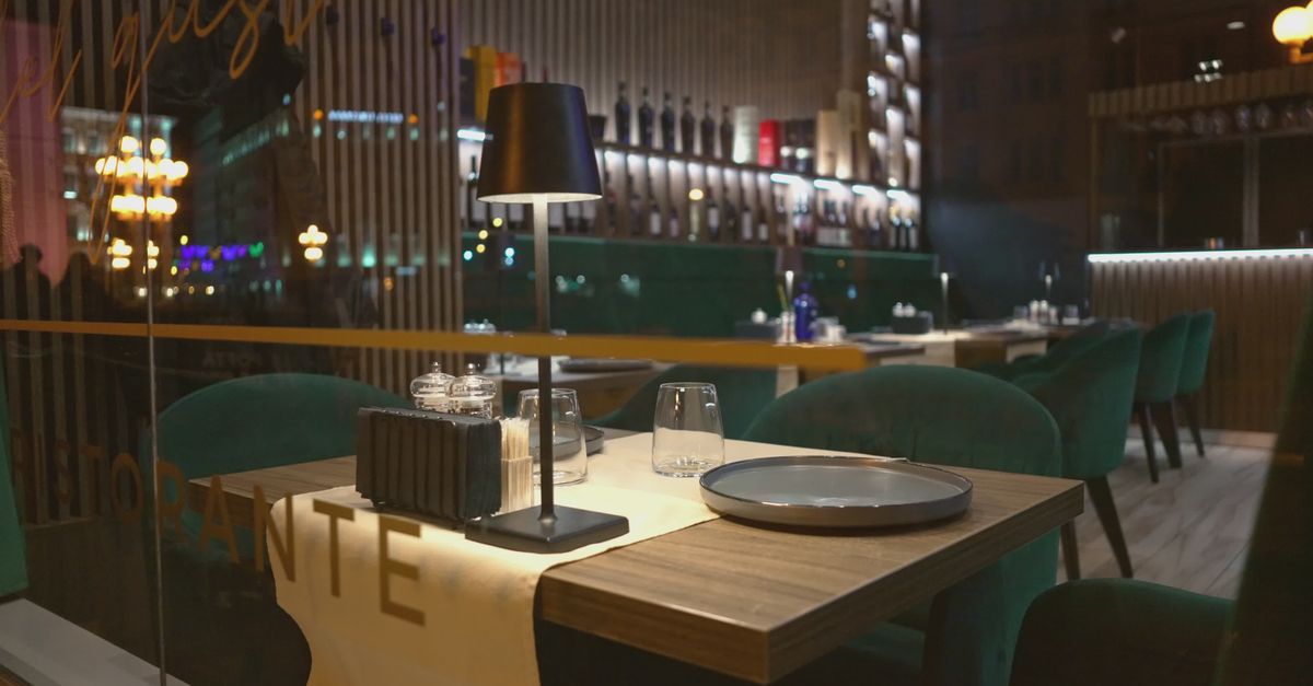Cozy Modern Restaurant Interior at Night Free Stock Video Footage ...