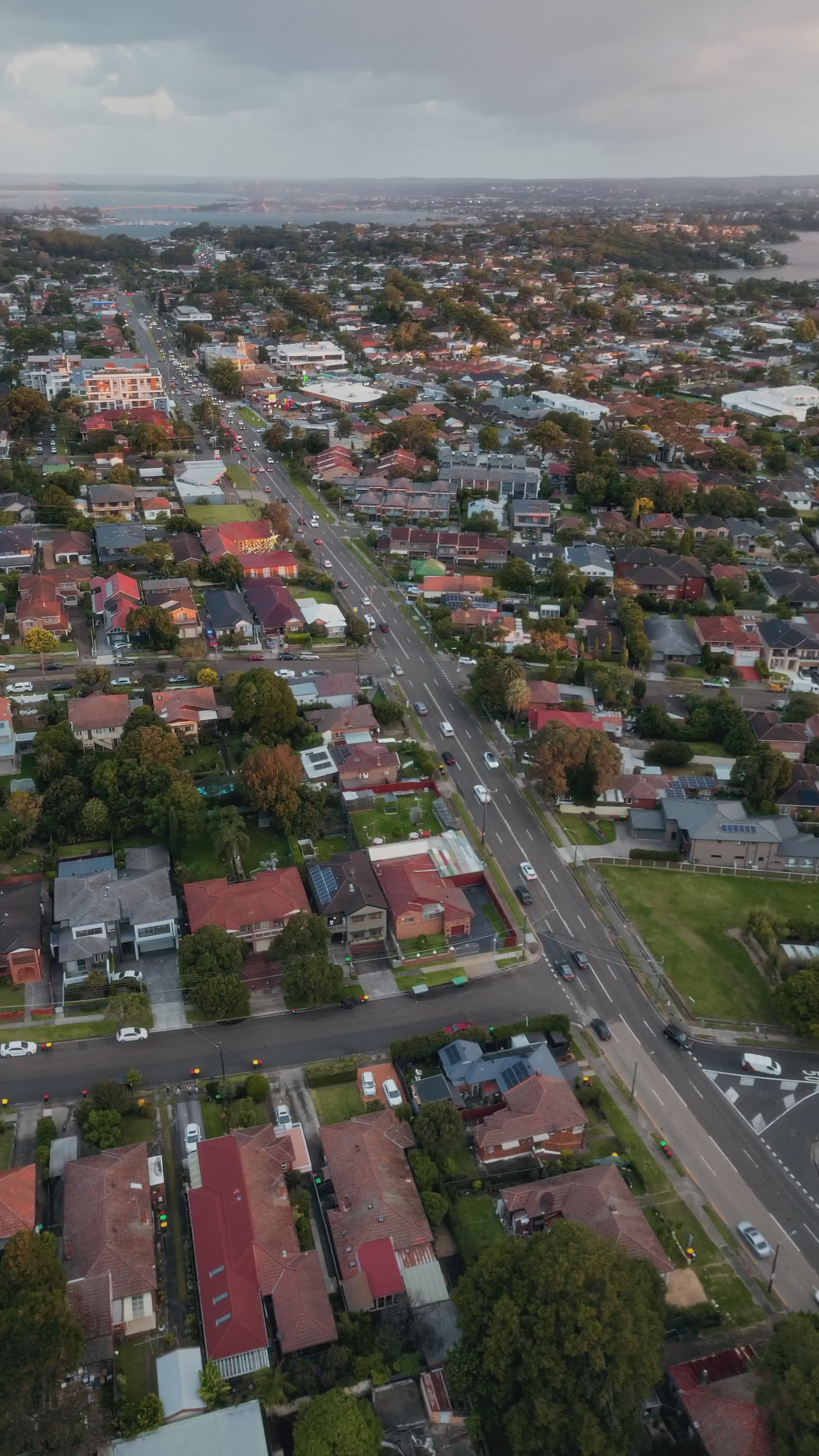 aerial view of hurstville at sunset 31639428 — free pexels stock footage