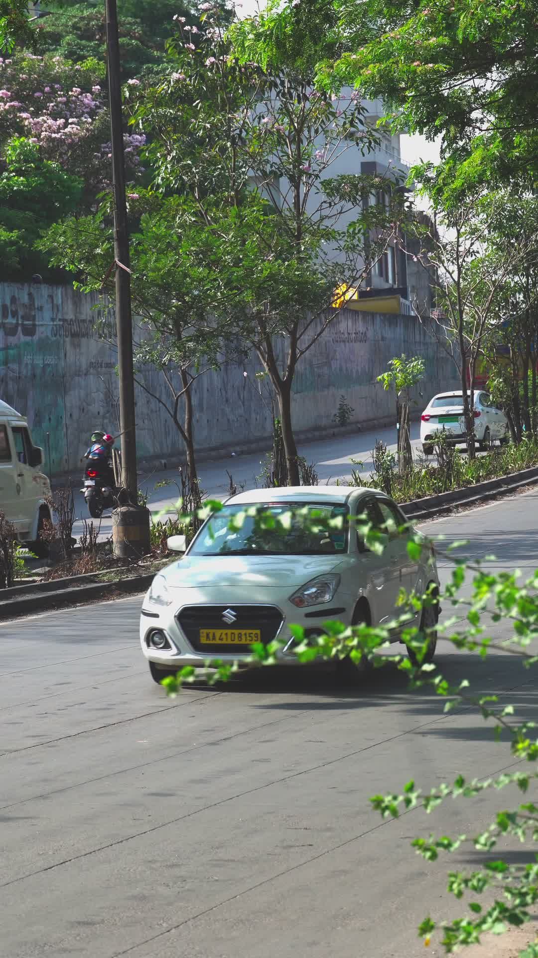 Busy Urban Street with Motorbikes and Cars Free Stock Video Footage ...