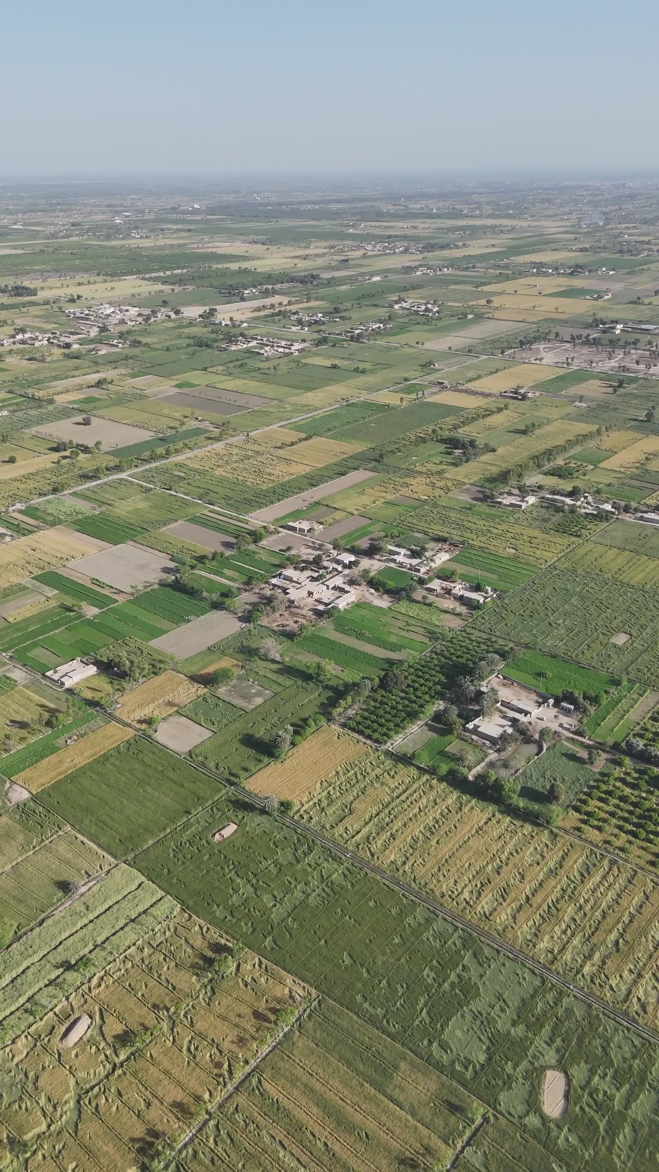 Scenic Aerial View of a Rural Landscape Free Stock Video Footage ...