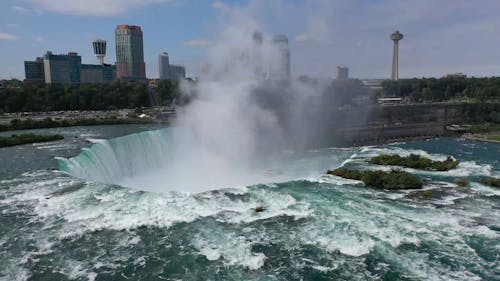 Falls With Mist