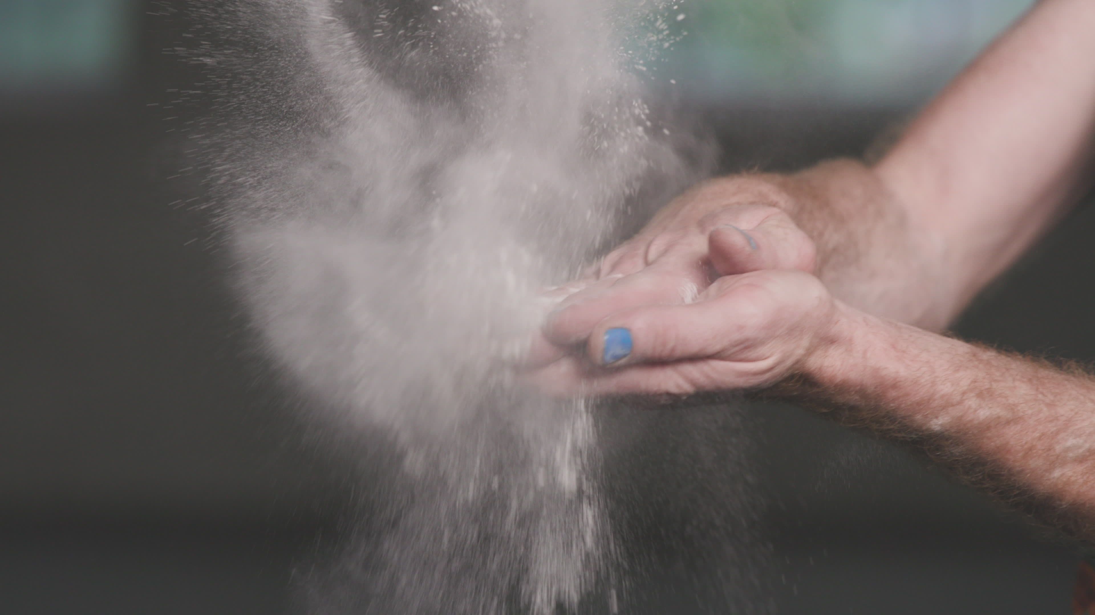 chalk dust clouds from clapping hands 31794153 — free pexels stock footage