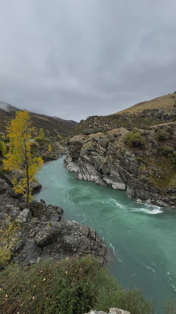 Calm River Rafting Adventure in Serene Landscape Free Stock Video ...