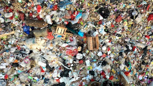 An Open Dump Landfill Of Garbage