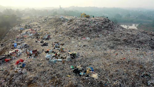 Um Monte De Resíduos De Materiais