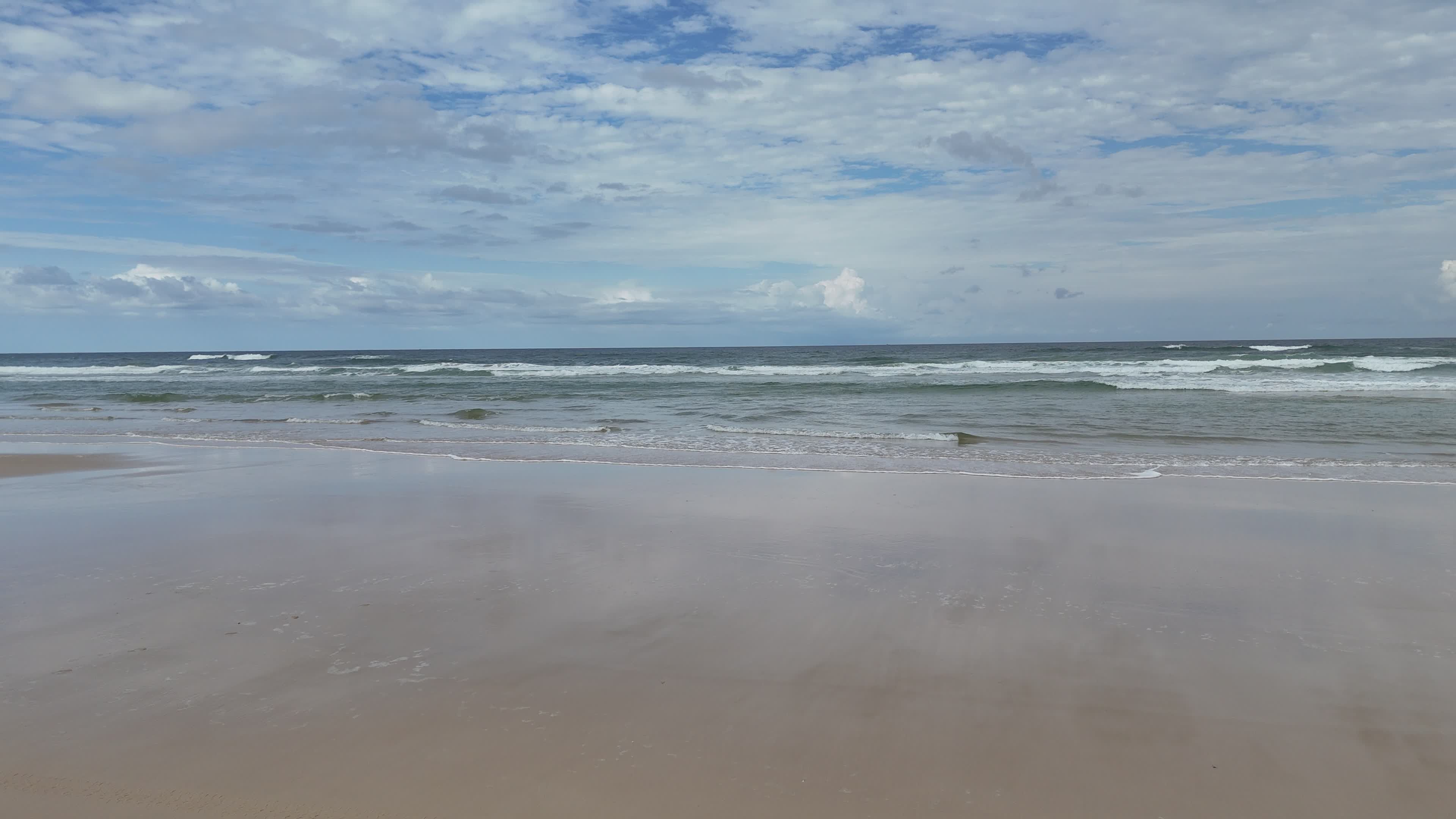 Stunning Coastal Beach with Rolling Waves Free Stock Video Footage ...